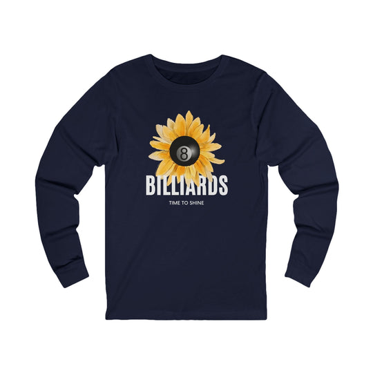 Sunflower Billiards - Unisex Long Sleeve Tee - BFLY BILLIARDS