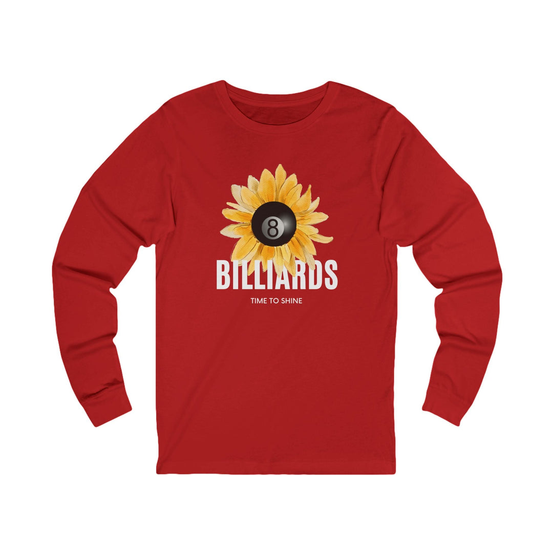 Sunflower Billiards - Unisex Long Sleeve Tee - BFLY BILLIARDS