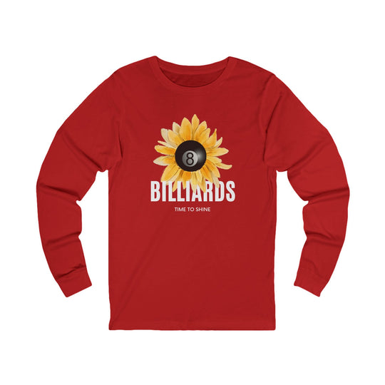 Sunflower Billiards - Unisex Long Sleeve Tee - BFLY BILLIARDS