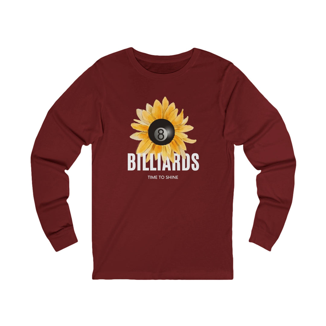 Sunflower Billiards - Unisex Long Sleeve Tee - BFLY BILLIARDS