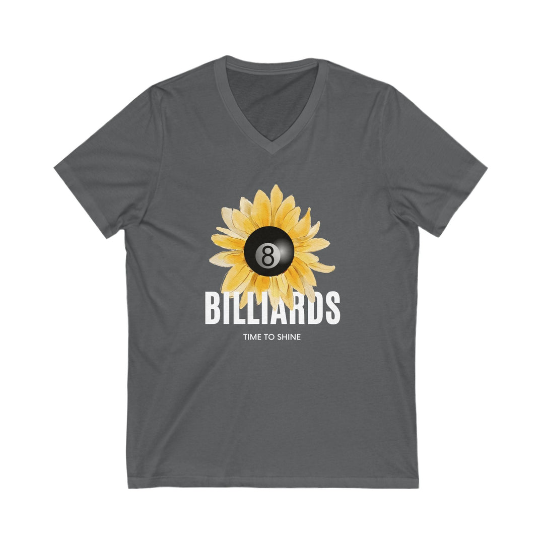 Sunflower Billiards - Unisex V - Neck Tee - BFLY BILLIARDS