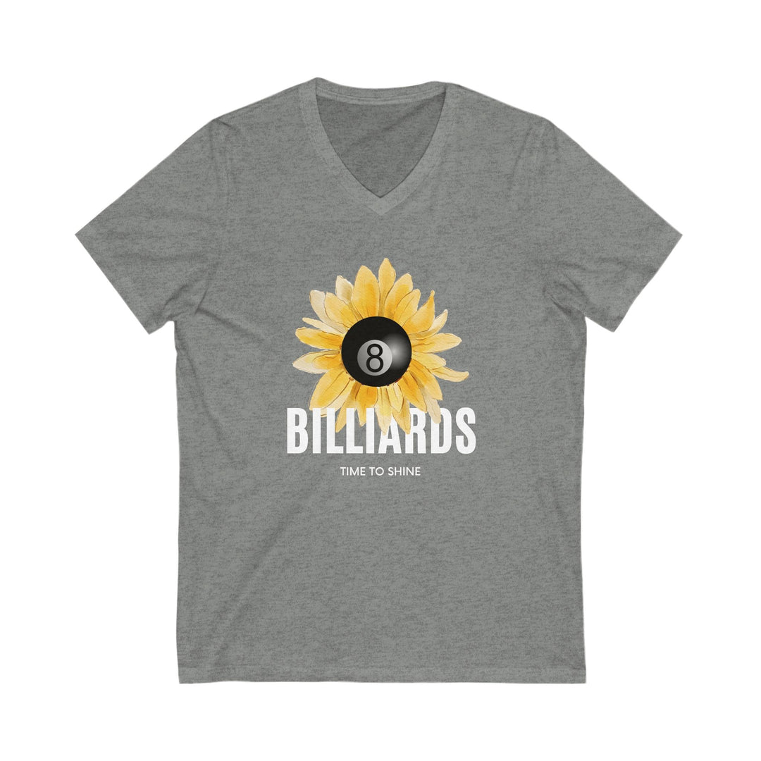 Sunflower Billiards - Unisex V - Neck Tee - BFLY BILLIARDS