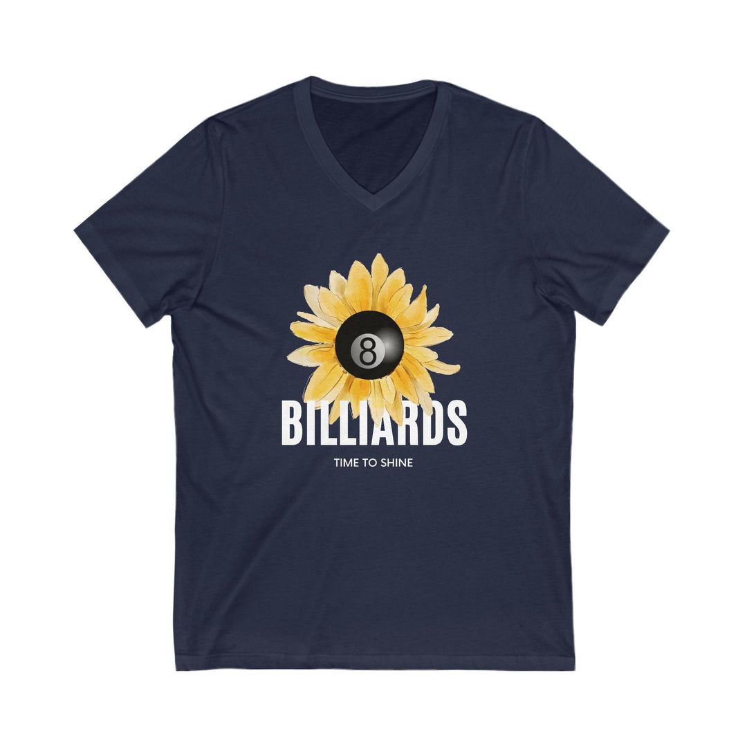 Sunflower Billiards - Unisex V - Neck Tee - BFLY BILLIARDS