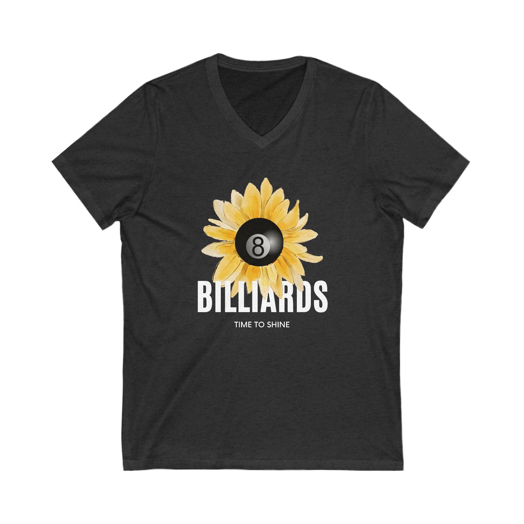Sunflower Billiards - Unisex V - Neck Tee - BFLY BILLIARDS