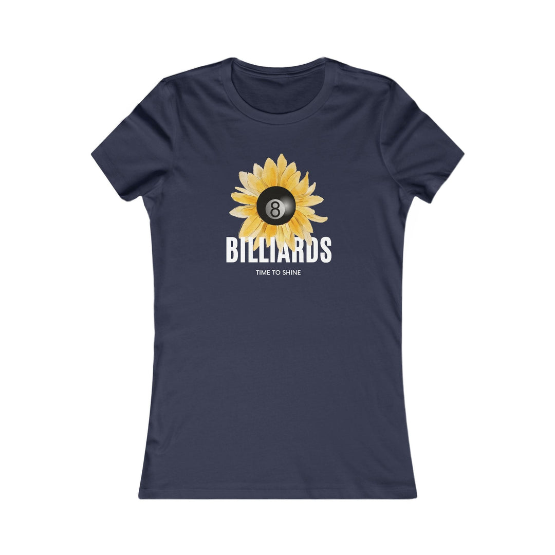 Sunflower Billiards - Women's Fitted Tee - BFLY BILLIARDS