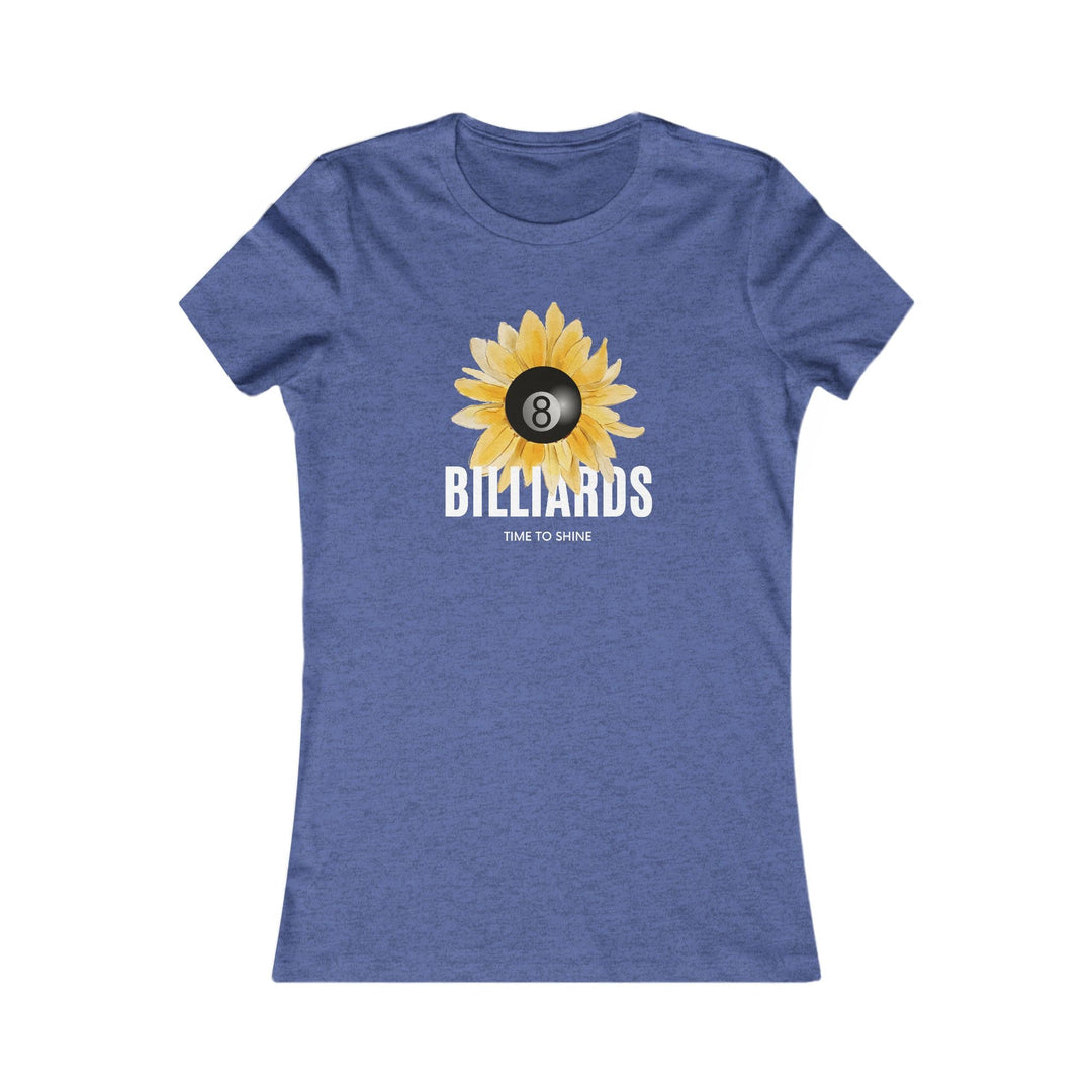 Sunflower Billiards - Women's Fitted Tee - BFLY BILLIARDS