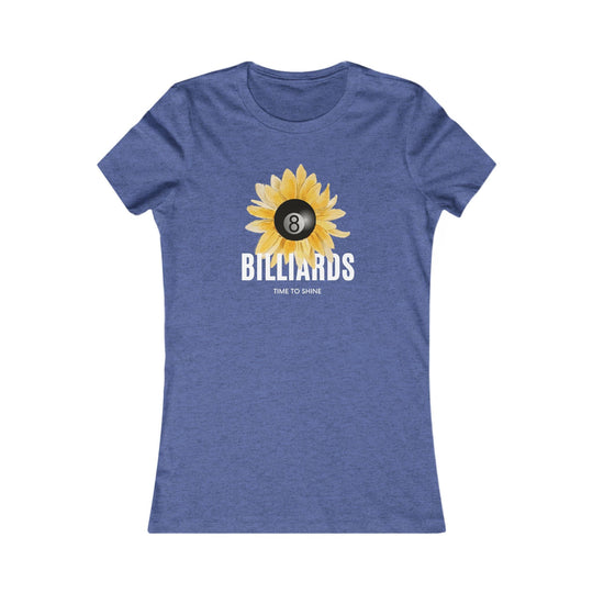Sunflower Billiards - Women's Fitted Tee - BFLY BILLIARDS