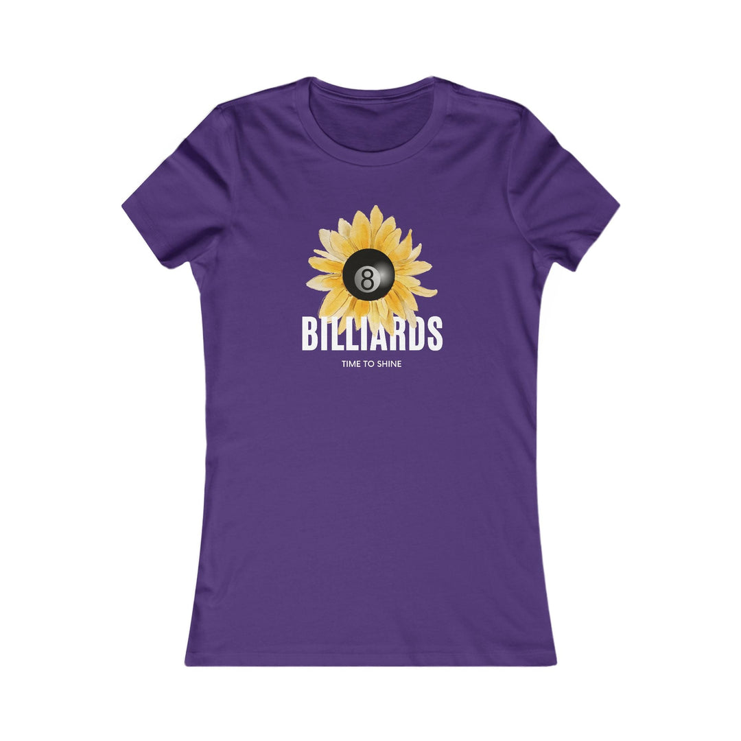 Sunflower Billiards - Women's Fitted Tee - BFLY BILLIARDS