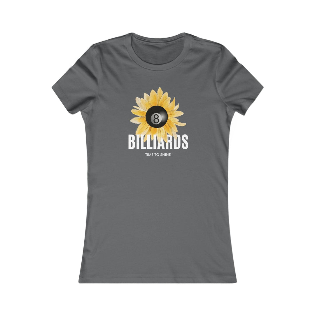 Sunflower Billiards - Women's Fitted Tee - BFLY BILLIARDS