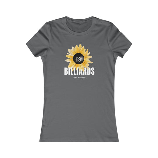 Sunflower Billiards - Women's Fitted Tee - BFLY BILLIARDS
