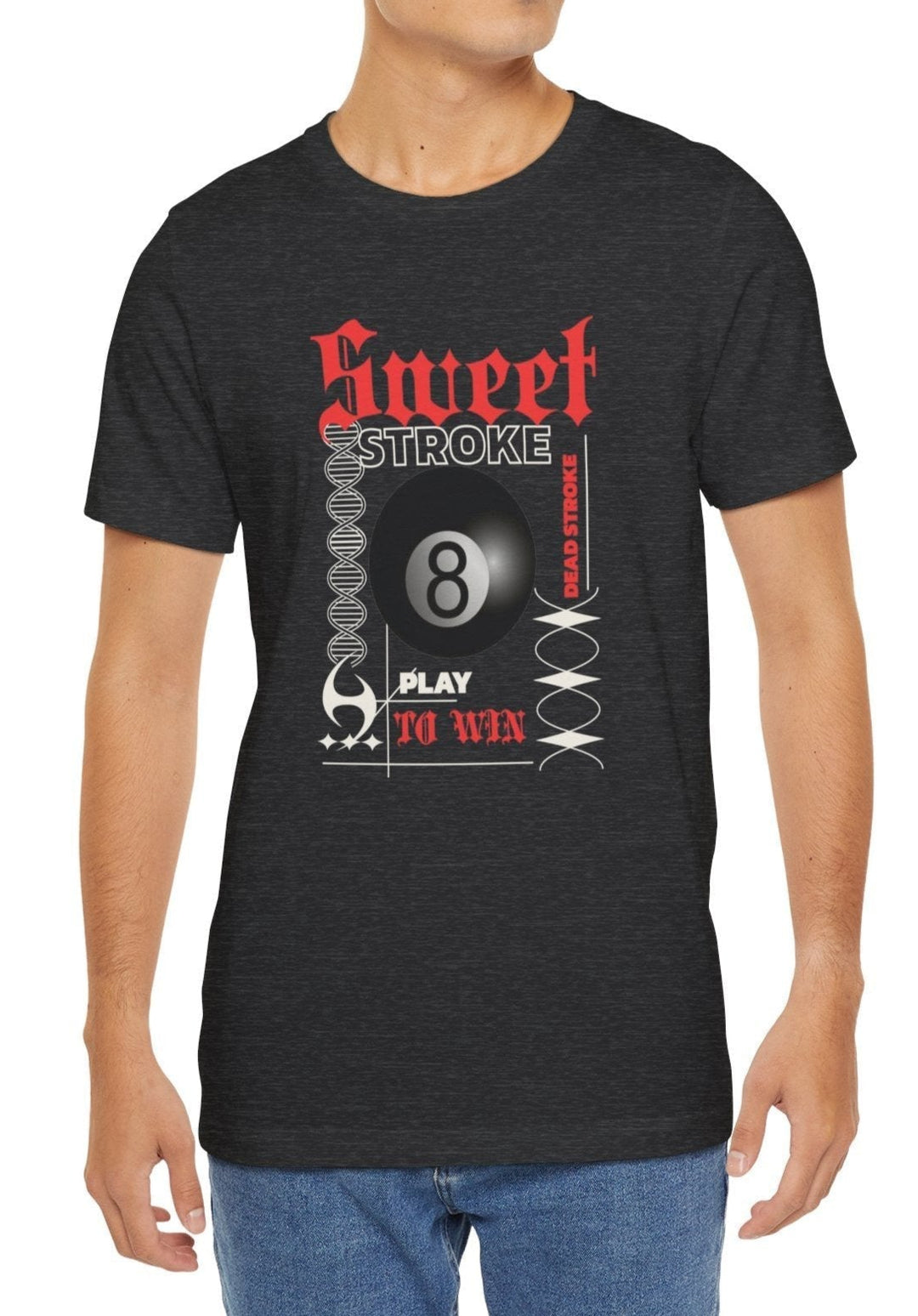 Sweet Stroke 8 Ball - Unisex Softstyle Tee - BFLY BILLIARDS