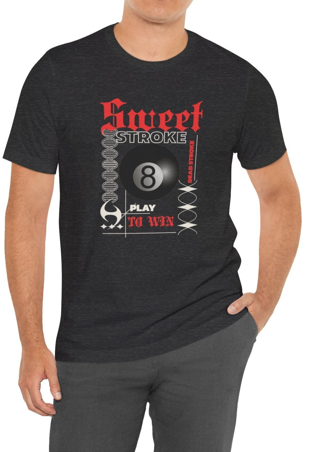 Sweet Stroke 8 Ball - Unisex Softstyle Tee - BFLY BILLIARDS
