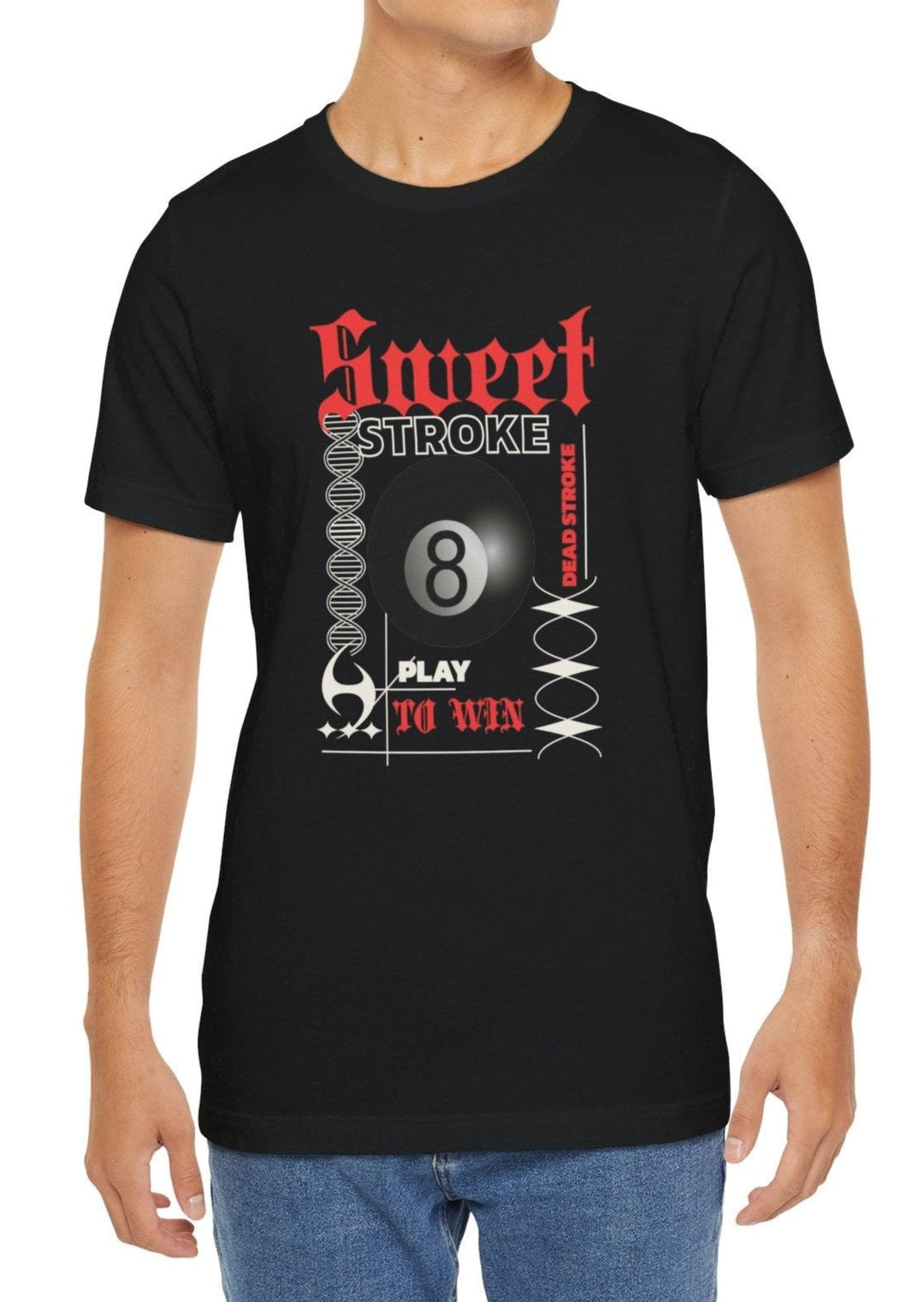 Sweet Stroke 8 Ball - Unisex Softstyle Tee - BFLY BILLIARDS