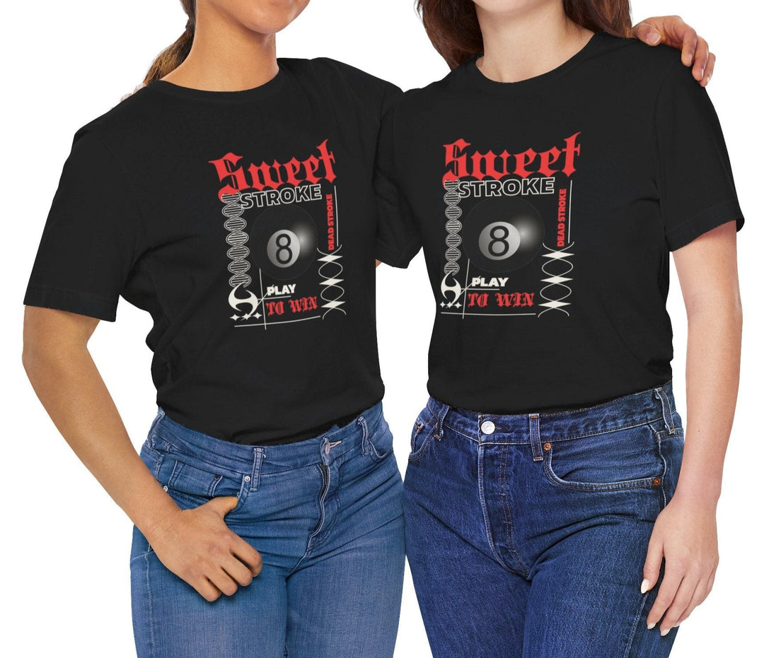 Sweet Stroke 8 Ball - Unisex Softstyle Tee - BFLY BILLIARDS