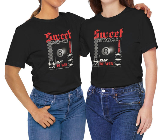 Sweet Stroke 8 Ball - Unisex Softstyle Tee - BFLY BILLIARDS