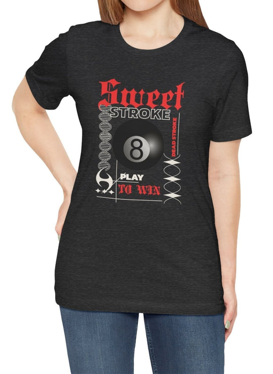 Sweet Stroke 8 Ball - Unisex Softstyle Tee - BFLY BILLIARDS