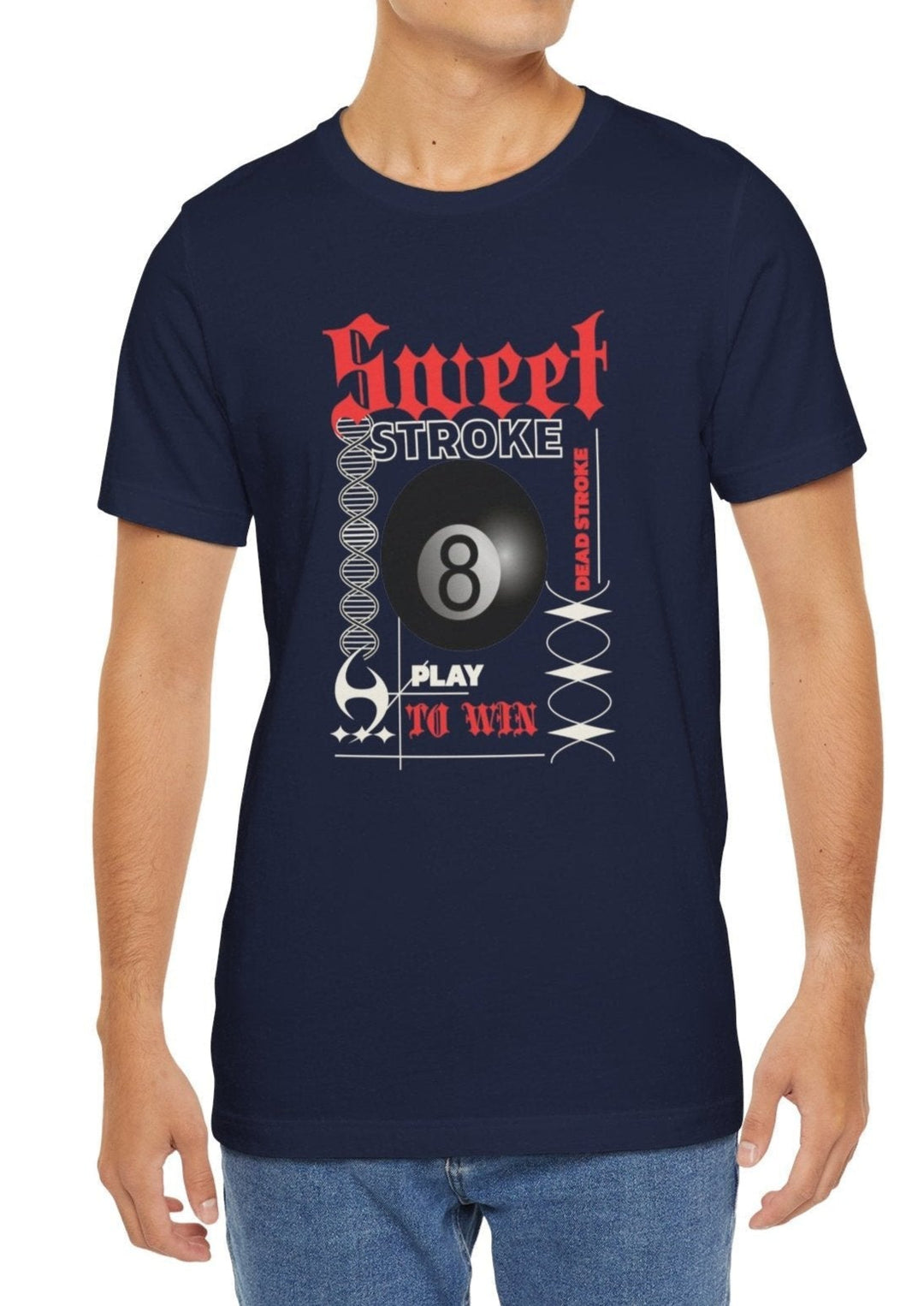 Sweet Stroke 8 Ball - Unisex Softstyle Tee - BFLY BILLIARDS