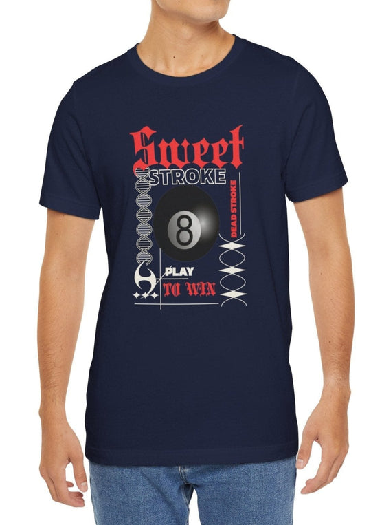 Sweet Stroke 8 Ball - Unisex Softstyle Tee - BFLY BILLIARDS