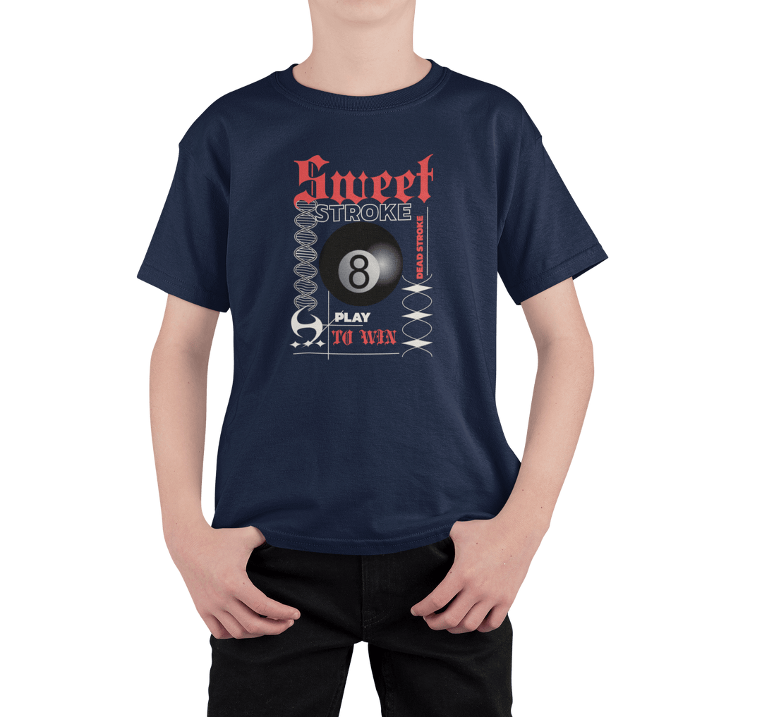 Sweet Stroke 8 Ball - Youth Cotton Tee - BFLY BILLIARDS