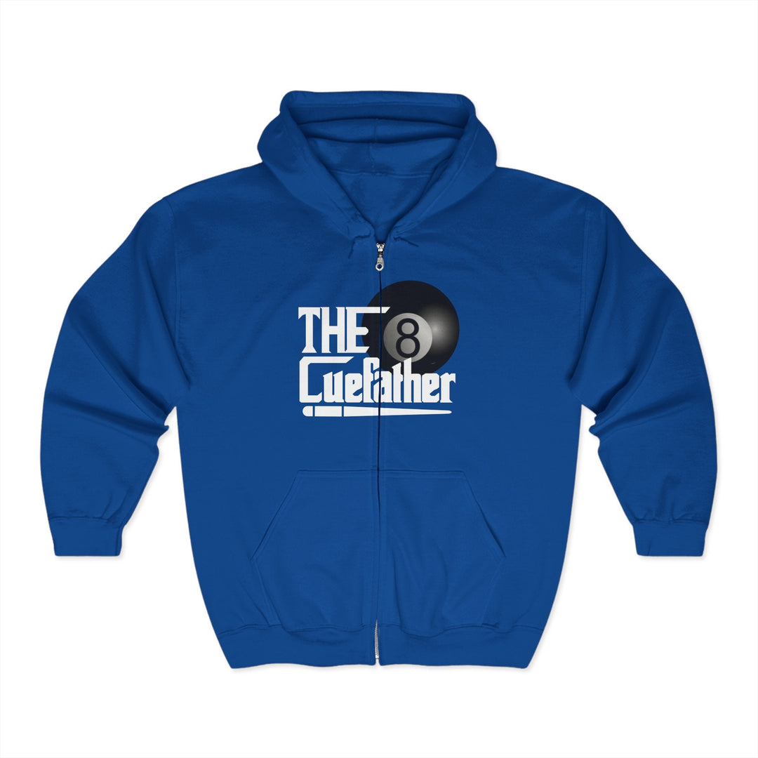 The Cuefather - 8 Ball Billiards - Full Zip Hoodie - BFLY BILLIARDS