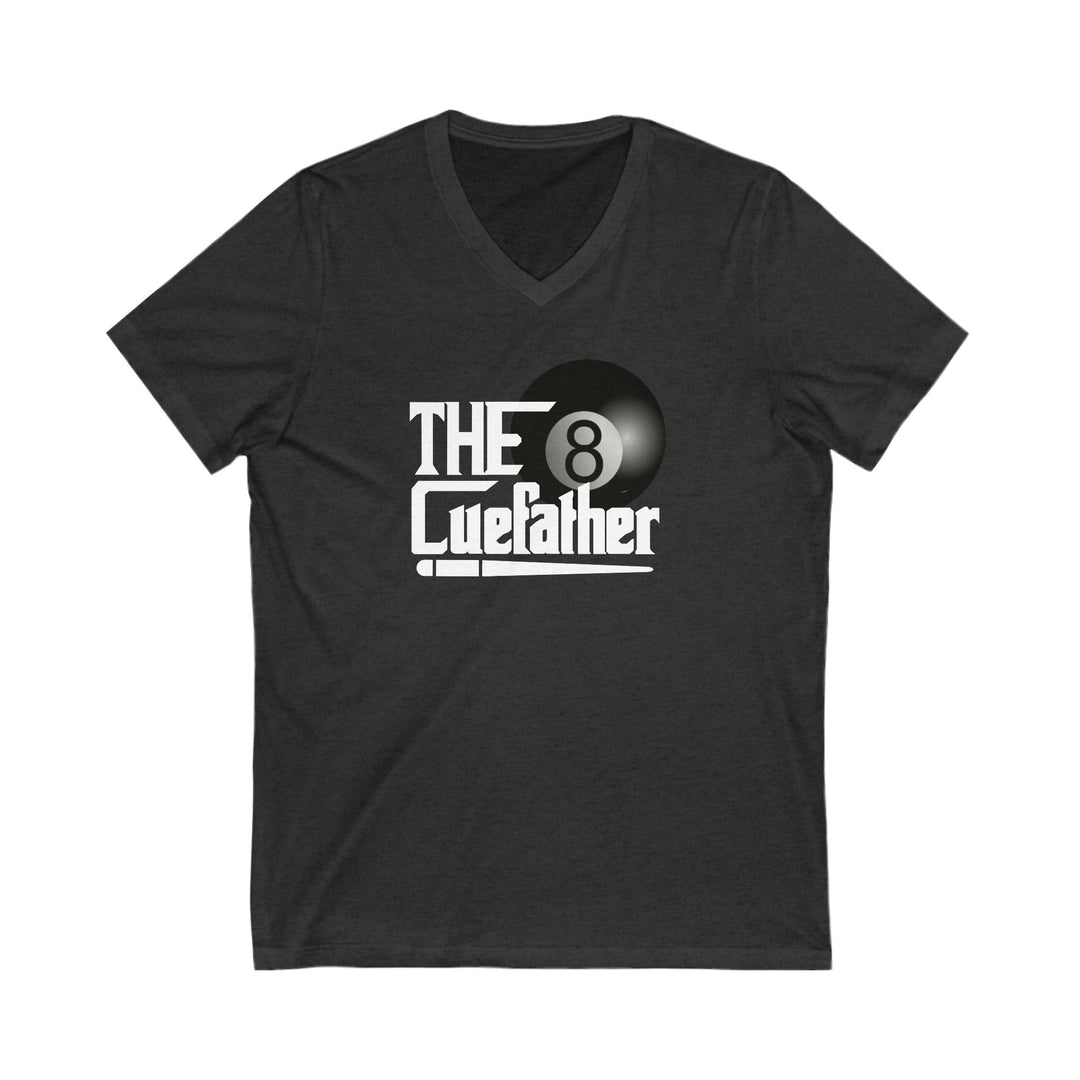 The Cuefather - 8 Ball Billiards - Unisex V - Neck Tee - BFLY BILLIARDS