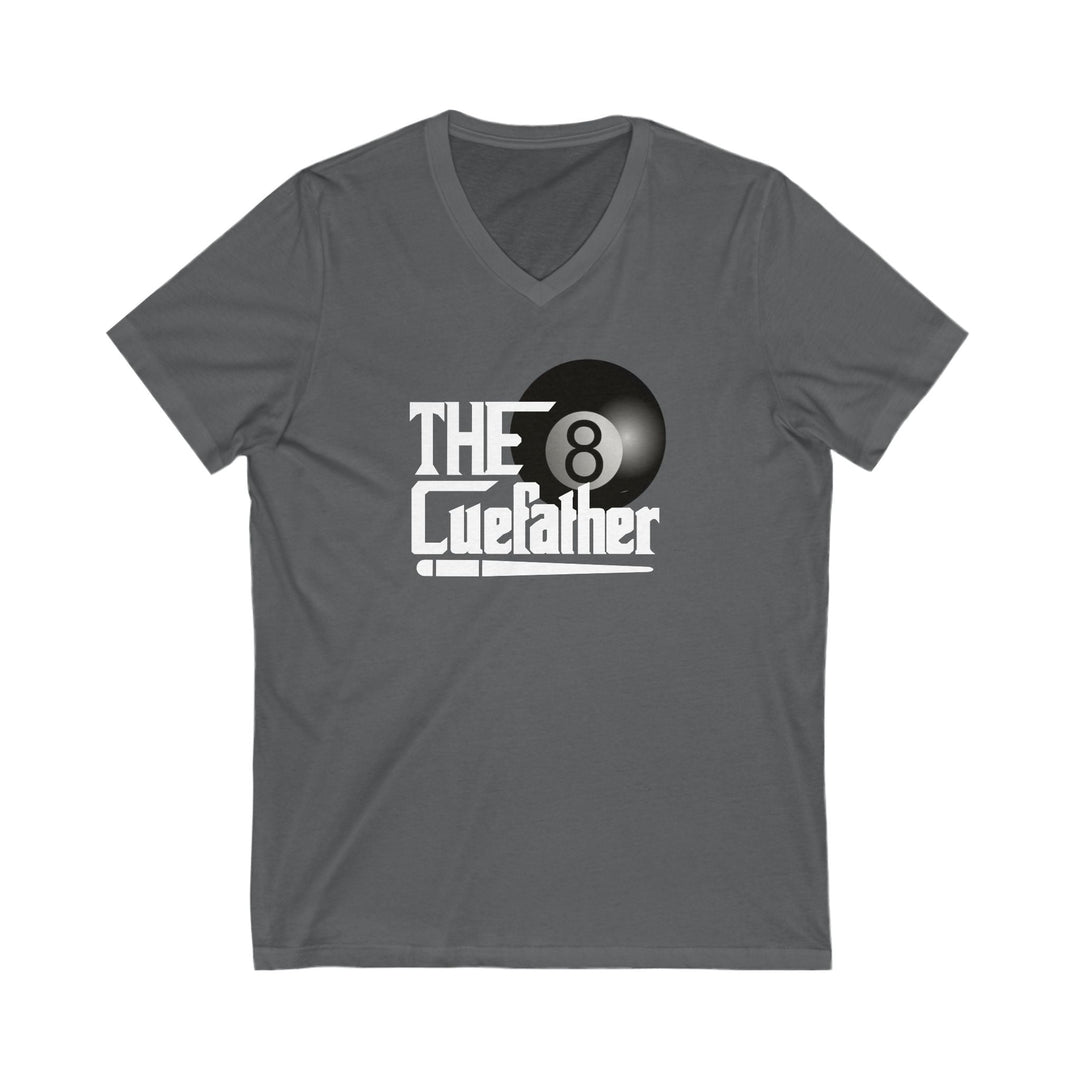 The Cuefather - 8 Ball Billiards - Unisex V - Neck Tee - BFLY BILLIARDS