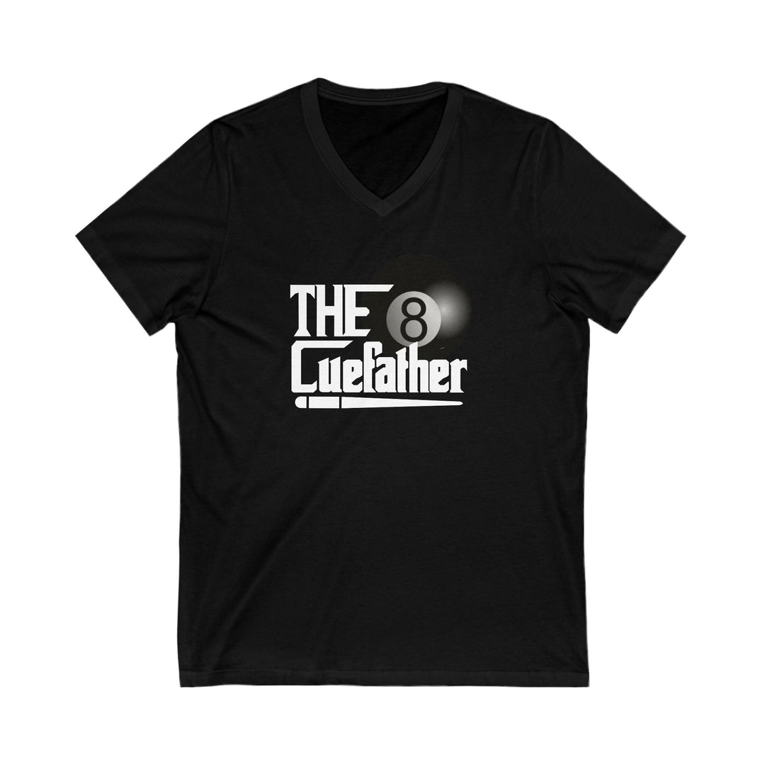 The Cuefather - 8 Ball Billiards - Unisex V - Neck Tee - BFLY BILLIARDS