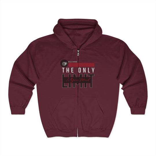 The Only Limit Is Your Mind - Full Zip Hoodie - BFLY BILLIARDS