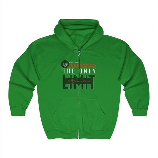 The Only Limit Is Your Mind - Full Zip Hoodie - BFLY BILLIARDS