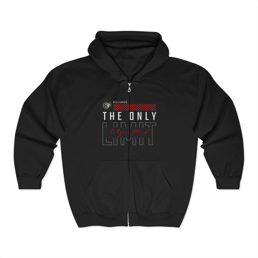 The Only Limit Is Your Mind - Full Zip Hoodie - BFLY BILLIARDS