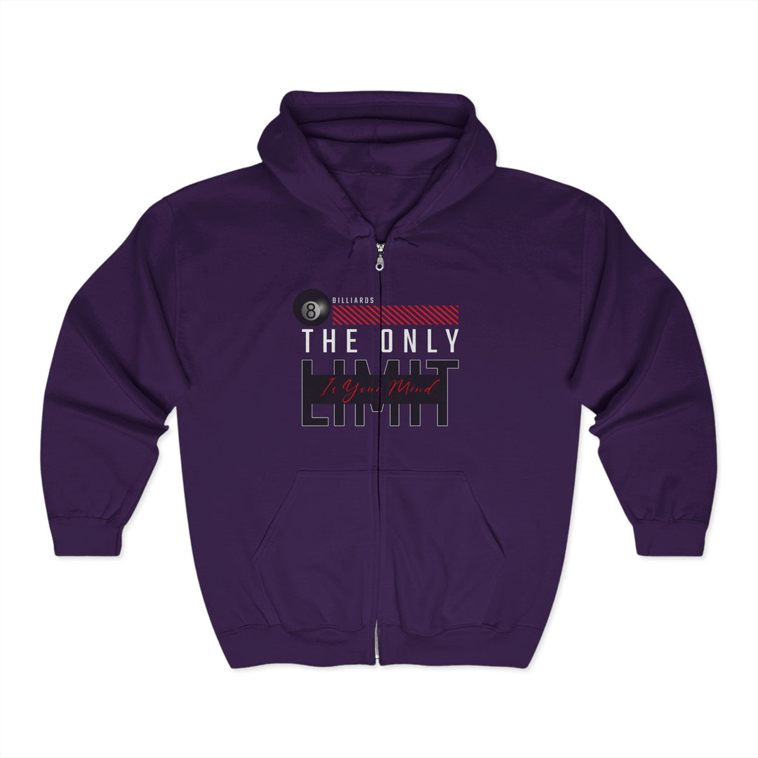 The Only Limit Is Your Mind - Full Zip Hoodie - BFLY BILLIARDS