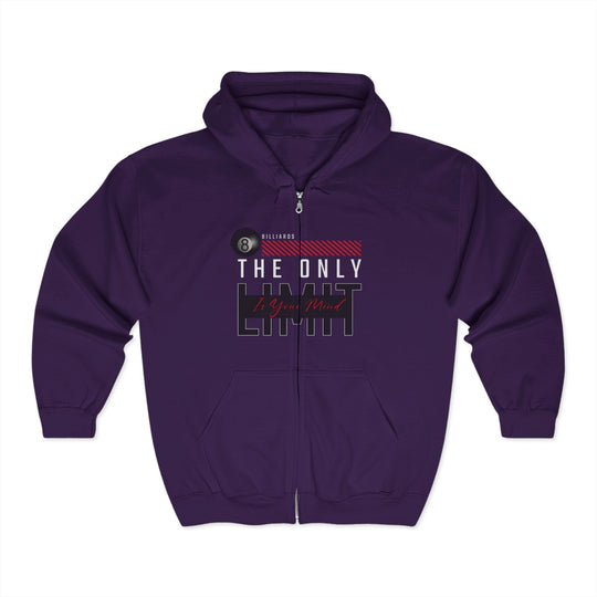 The Only Limit Is Your Mind - Full Zip Hoodie - BFLY BILLIARDS