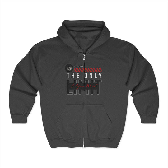 The Only Limit Is Your Mind - Full Zip Hoodie - BFLY BILLIARDS