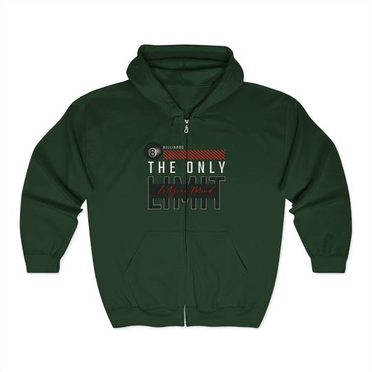 The Only Limit Is Your Mind - Full Zip Hoodie - BFLY BILLIARDS