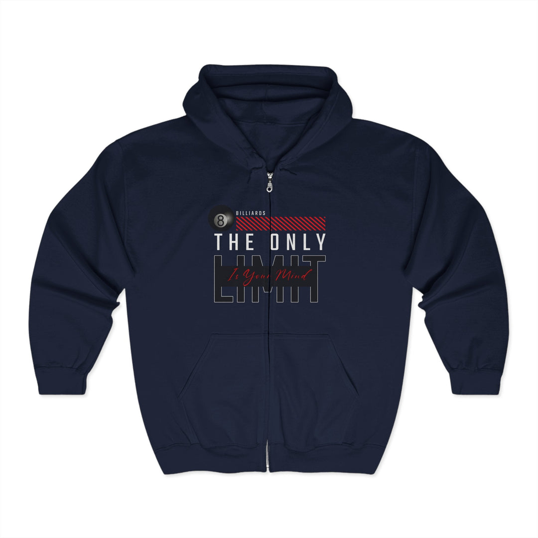 The Only Limit Is Your Mind - Full Zip Hoodie - BFLY BILLIARDS