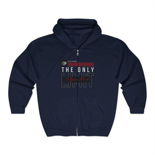 The Only Limit Is Your Mind - Full Zip Hoodie - BFLY BILLIARDS