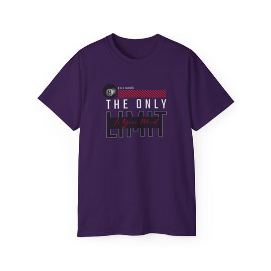 The Only Limit Is Your Mind - Unisex Cotton T-Shirt - BFLY BILLIARDS