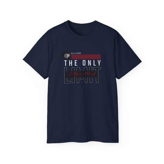 The Only Limit Is Your Mind - Unisex Cotton T-Shirt - BFLY BILLIARDS