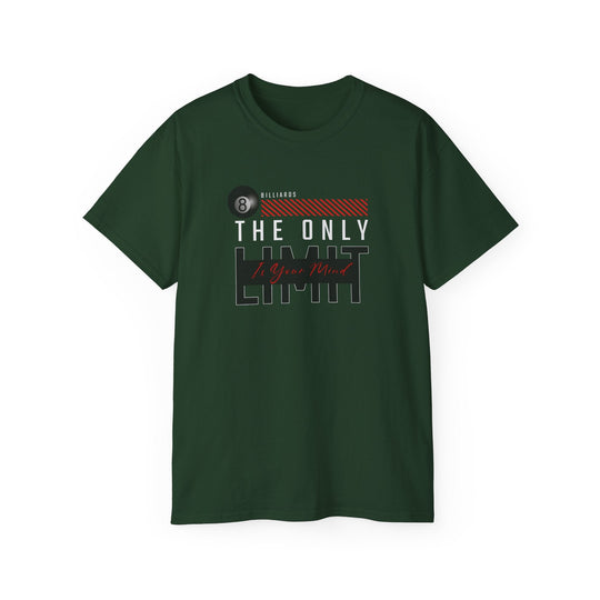 The Only Limit Is Your Mind - Unisex Cotton T-Shirt - BFLY BILLIARDS