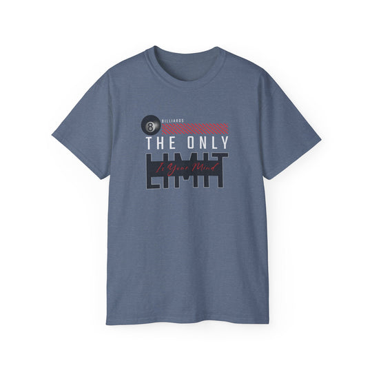 The Only Limit Is Your Mind - Unisex Cotton T-Shirt - BFLY BILLIARDS