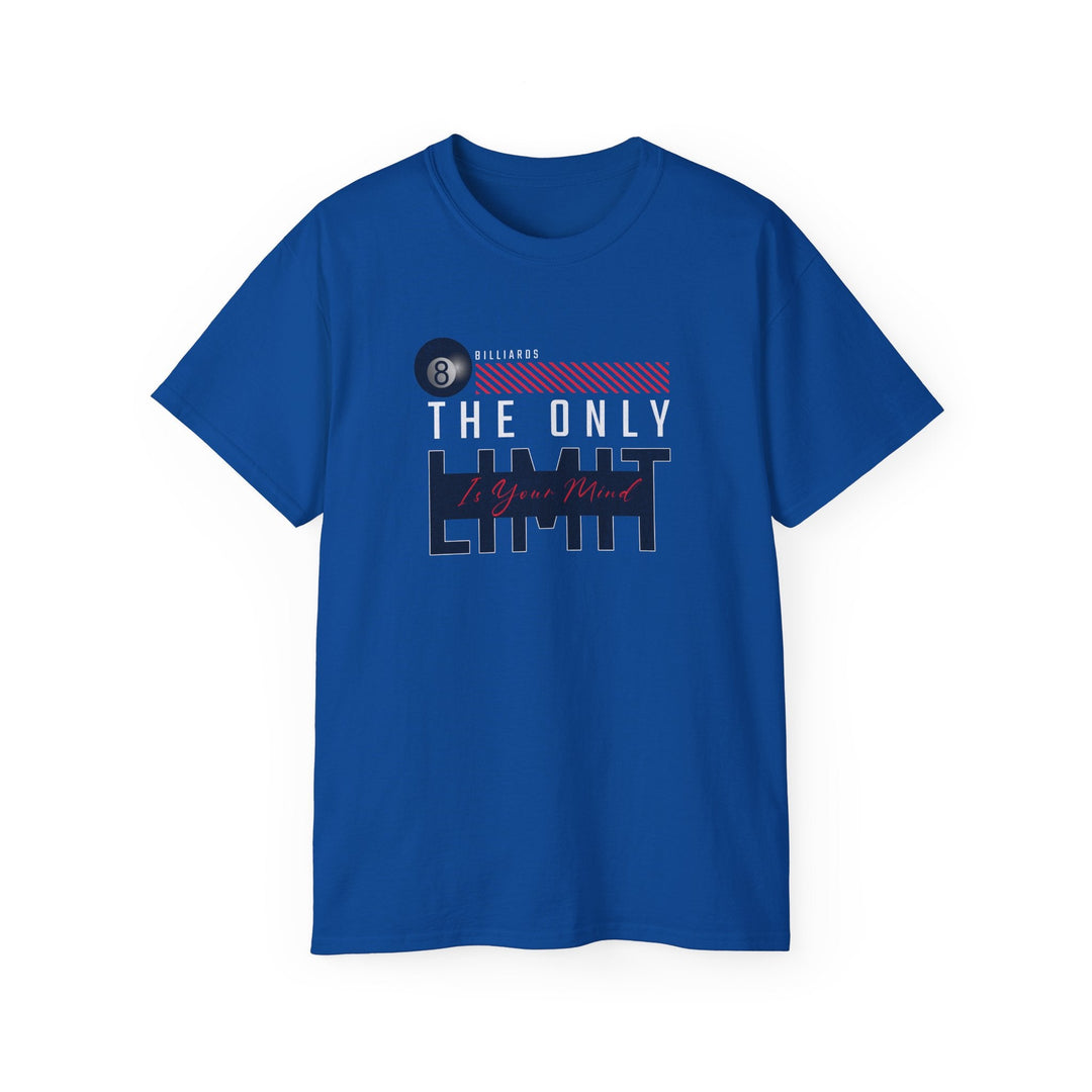 The Only Limit Is Your Mind - Unisex Cotton T-Shirt - BFLY BILLIARDS