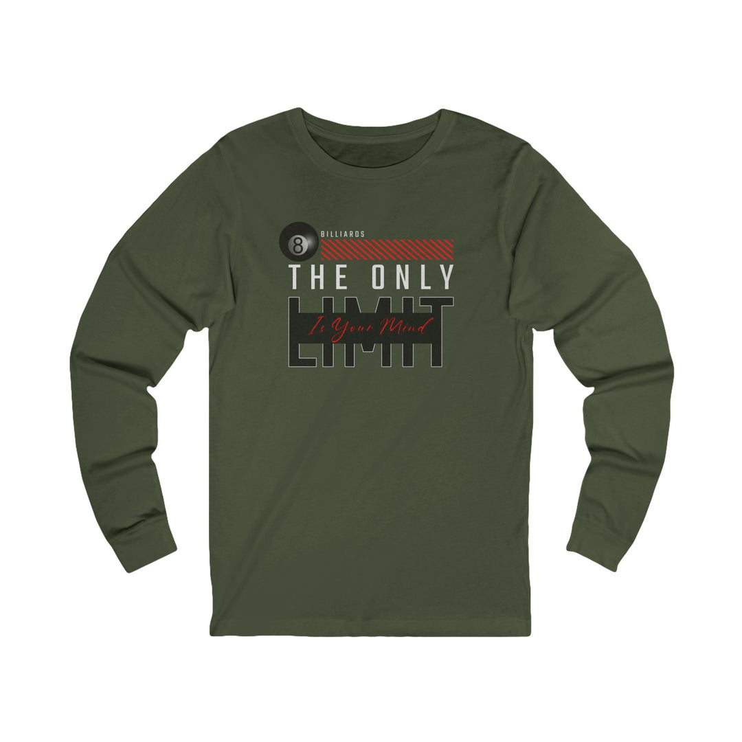 The Only Limit Is Your Mind - Unisex Long Sleeve Tee - BFLY BILLIARDS