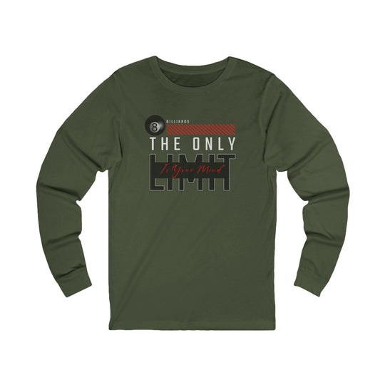 The Only Limit Is Your Mind - Unisex Long Sleeve Tee - BFLY BILLIARDS
