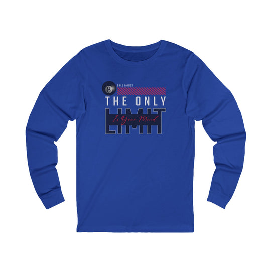The Only Limit Is Your Mind - Unisex Long Sleeve Tee - BFLY BILLIARDS