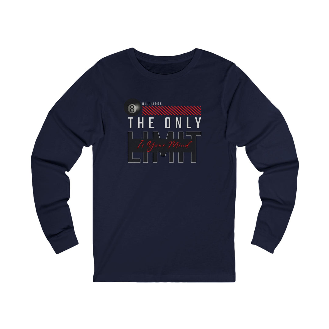The Only Limit Is Your Mind - Unisex Long Sleeve Tee - BFLY BILLIARDS
