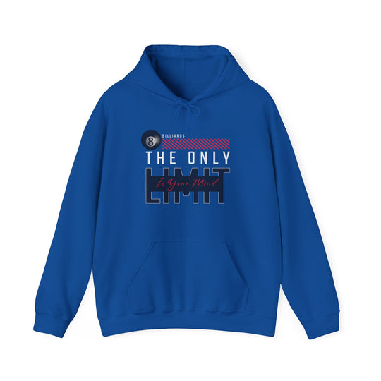The Only Limit Is Your Mind - Unisex Pullover Hoodie - BFLY BILLIARDS
