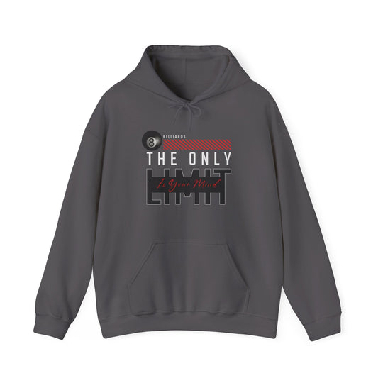 The Only Limit Is Your Mind - Unisex Pullover Hoodie - BFLY BILLIARDS