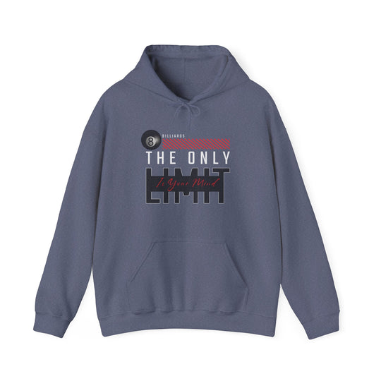 The Only Limit Is Your Mind - Unisex Pullover Hoodie - BFLY BILLIARDS