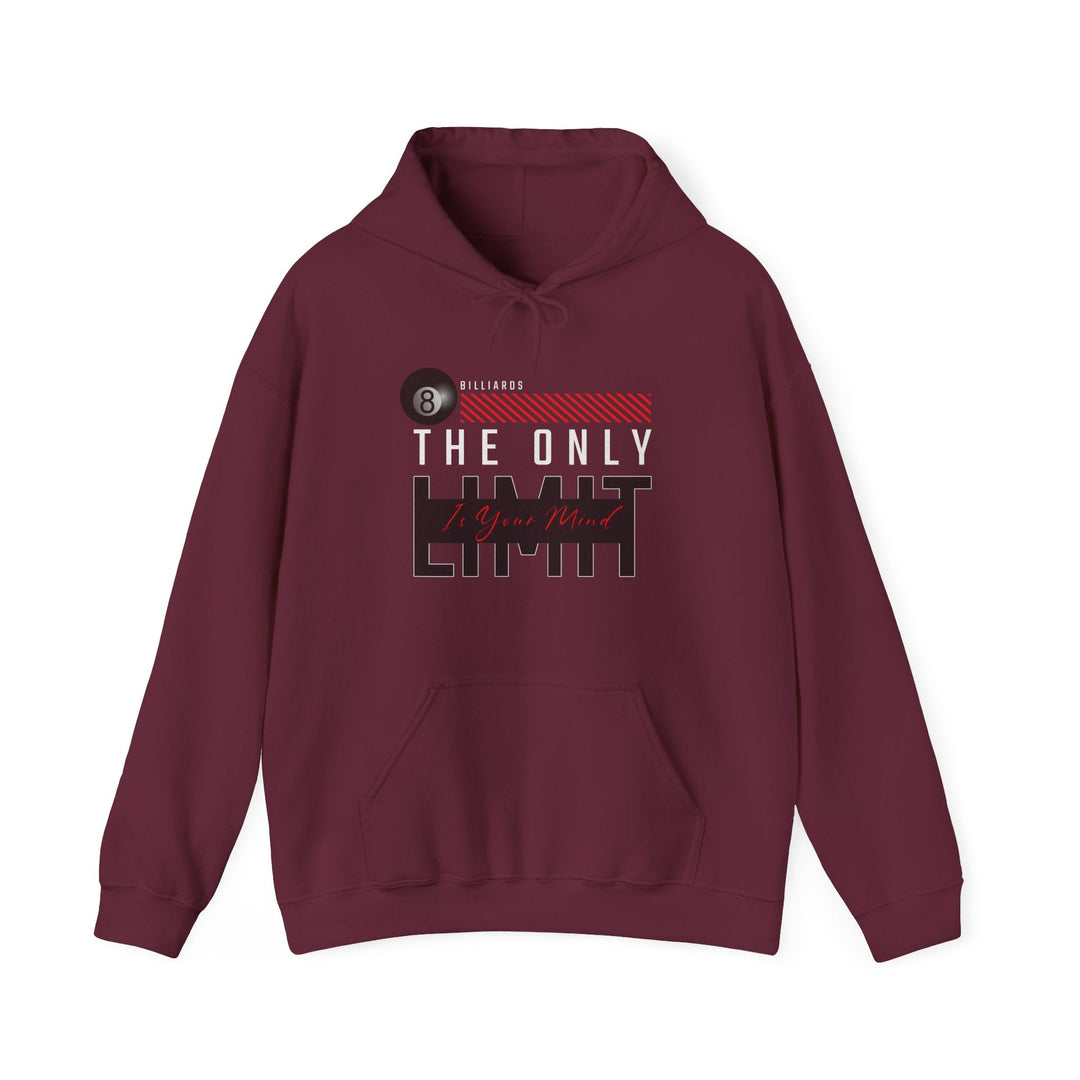 The Only Limit Is Your Mind - Unisex Pullover Hoodie - BFLY BILLIARDS