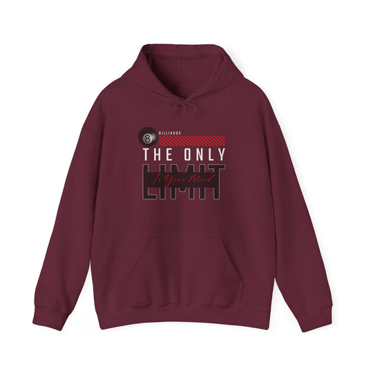 The Only Limit Is Your Mind - Unisex Pullover Hoodie - BFLY BILLIARDS
